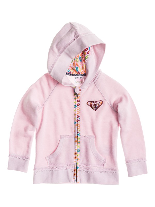 roxy, Girl's 2-6 Marina Hoodie, Pink Mist - Solid (mdz0) 0 Girl's 2-6 Marina Hoodie RRS52186 Roxy