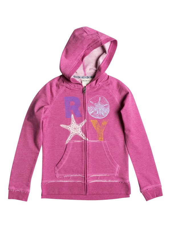 roxy, Girl's 7-14 Moondust Hoodie, Very Berry - Heather (mmwh) 0 Girl's 7-14 Moondust Hoodie RRS52247 Roxy