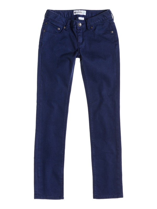 roxy, Girl's 7-14 Desert Jeans, Astral Aura - Solid (pss0) 0 Girl's 7-14 Desert Jeans RRS55157 Roxy