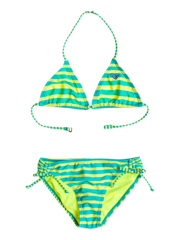 roxy, Girl's 7-14 All Aboard Tiki Tri Set, Ceramic - Stripe_1 (blw3) 0 Girl's 7-14 All Aboard Tiki Tri Set RRS58627 Roxy