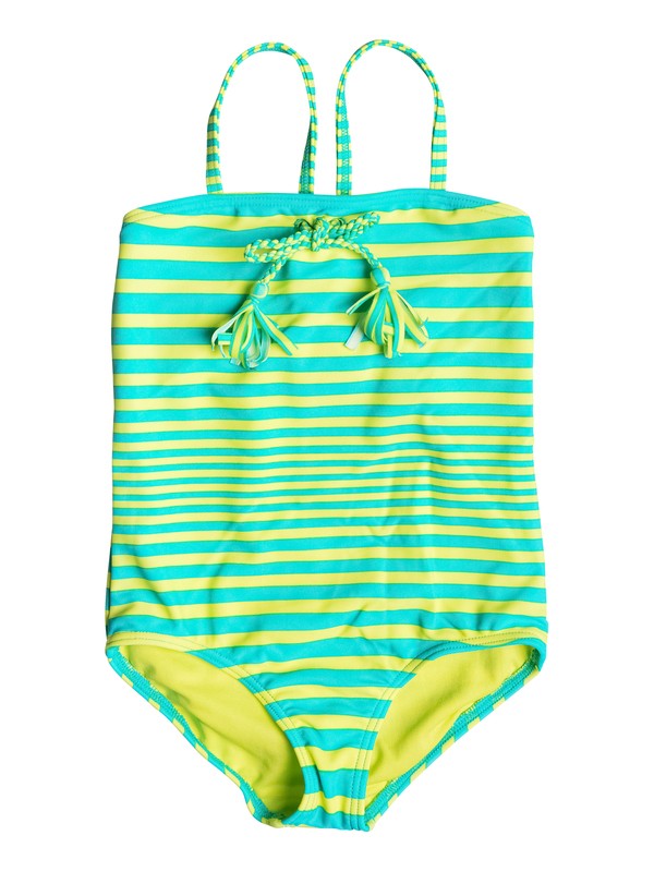 roxy, Girl's 2-6 All Aboard Onepiece, Ceramic - Stripe_1 (blw3) 0 Girl's 2-6 All Aboard Onepiece RRS58676 Roxy