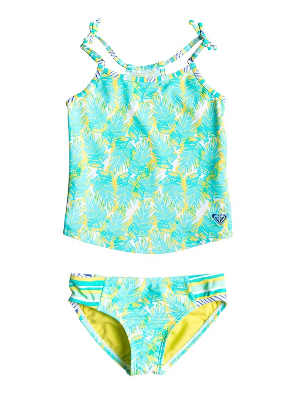 roxy, Girl's 2-6 Palm Palm Tankini, Ceramic - Pattern_1 (blw6) 0 Girl's 2-6 Palm Palm Tankini RRS58726 Roxy