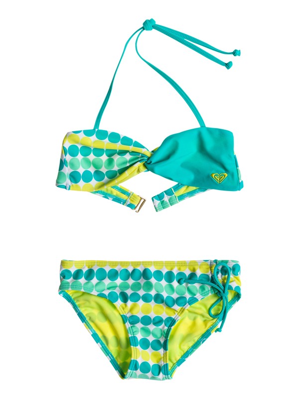 roxy, Girl's 7-14 Kalidescope Bandeau Set, Ceramic - Pattern_1 (blw6) 0 Girl's 7-14 Kalidescope Bandeau Set RRS58747 Roxy