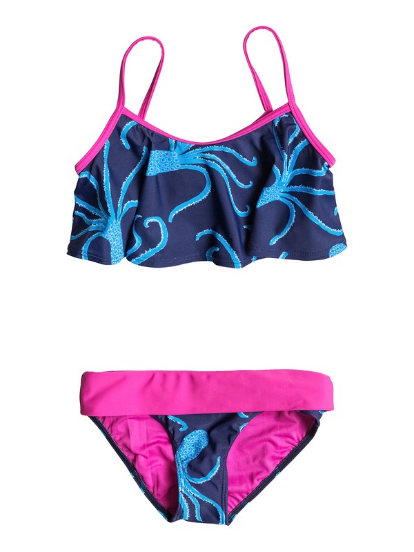roxy, Girl's 7-14 Under The Sea Flutter Set, Astral Aura-6 (pss6) 0 Girl's 7-14 Under The Sea Flutter Set RRS58837 Roxy