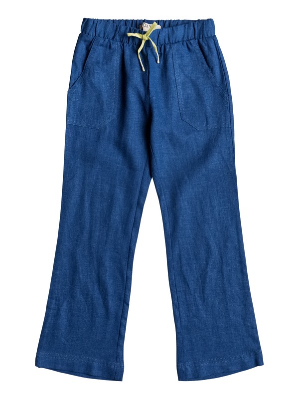 roxy, Girls 2-6 Beach Comber Pants, CHAMBRAY (blq0) 0 Girls 2-6 Beach Comber Pants RRX55436 Roxy