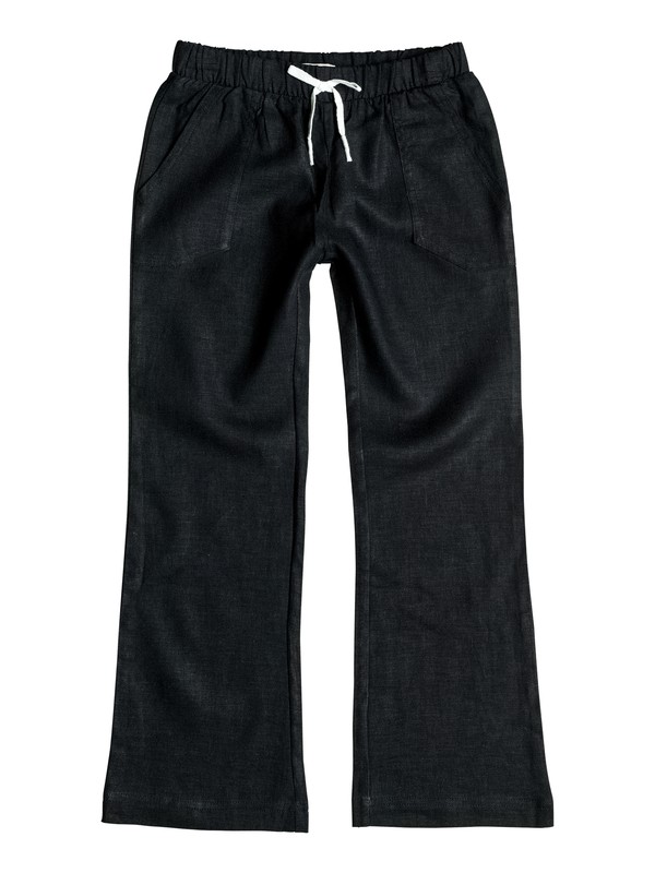 roxy, Girls 7-14 Beach Comber Pants, TRUE BLACK (kvj0) 0 Girls 7-14 Beach Comber Pants RRX55437 Roxy
