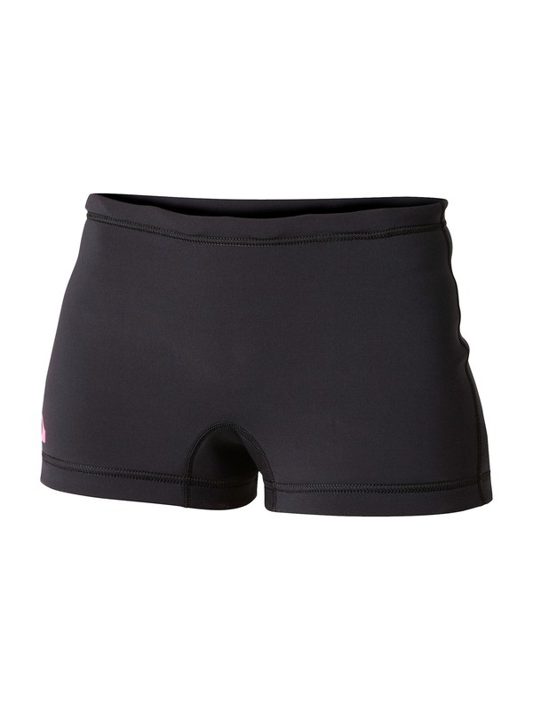 roxy, Syncro 1mm Shorts, BLACK W/ PINK (bkp) 0 Syncro 1mm Shorts SA031WF Roxy