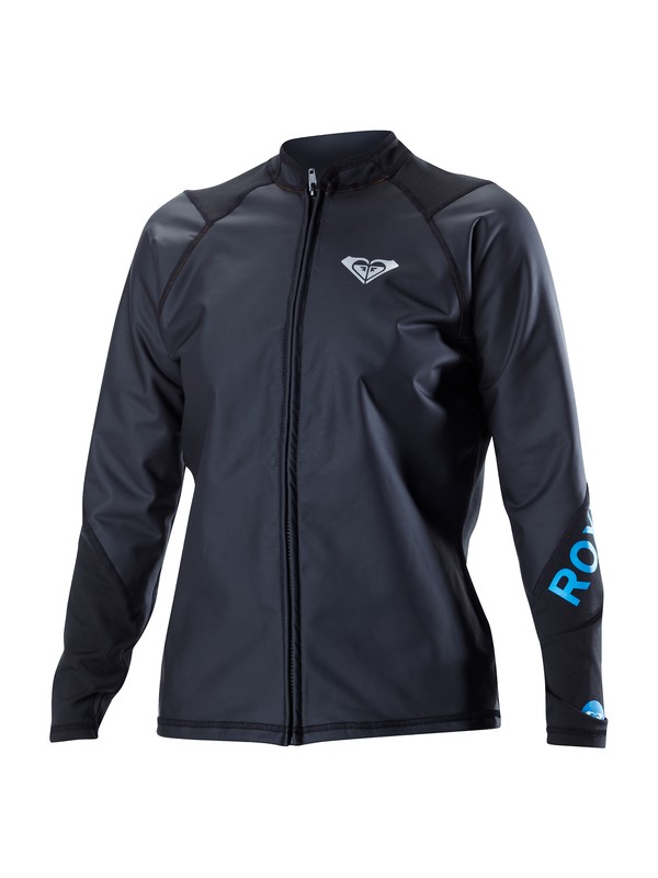 roxy, Syncro Front Zip Paddle Jacket, BLACK (blk) 0 Syncro Front Zip Paddle Jacket SA150WF Roxy