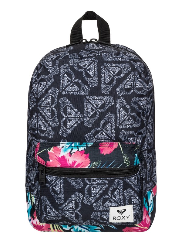 roxy, Always Core Backpack, INTERWEAVE LOGO COMBO TRUE BLA (kvj6) 0 Always Core Backpack TPRX04001 Roxy