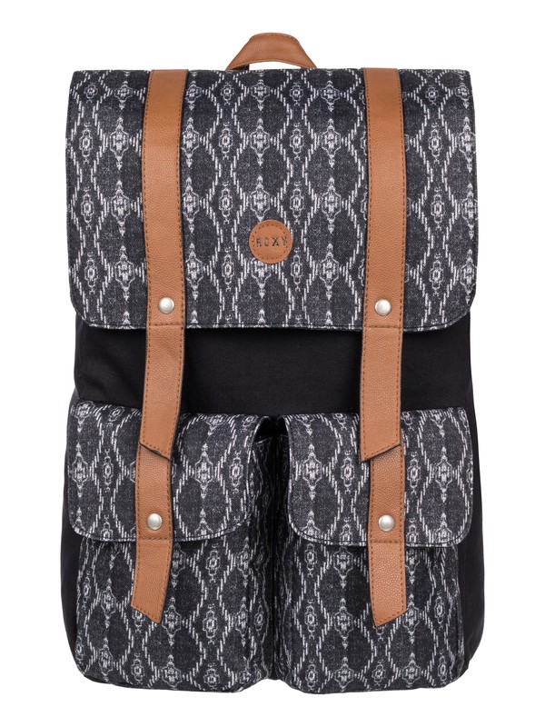 roxy, She Said Backpack, SWEATER WEATHER TRUE BLACK (kvj6) 0 She Said Backpack TPRX04017 Roxy